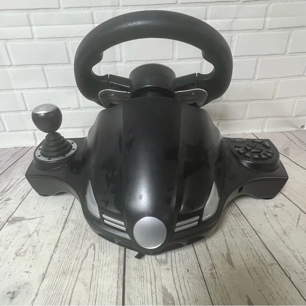 Rocketfish Pro PS3 Wireless Racing Steering Wheel + Pedal Shifter rec RF-GPS3009
